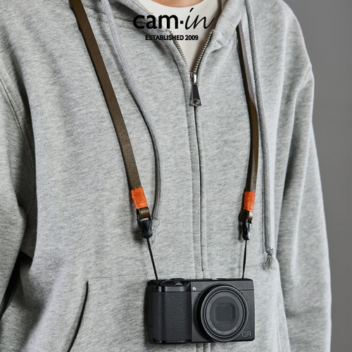 cam·in相机背带橄榄色复古挂绳