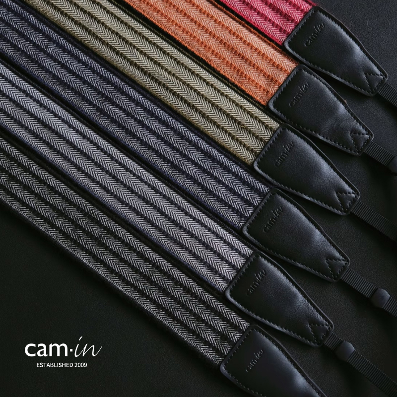 camin相机背带绣花系列复古肩带