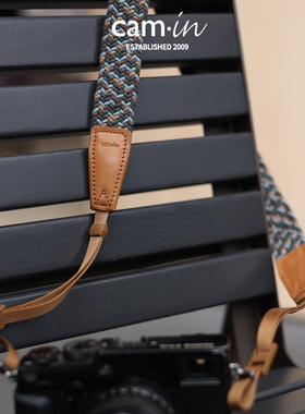 cam·in相机背带多色编织款肩带适用于富士xs20/xt5/xm5/索尼a7m4