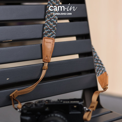 cam·in相机背带多色编织款肩带