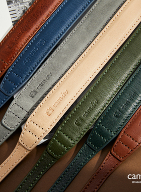 cam-in 相机背带富士x100vi xm5索尼ZVE10相机肩带复古牛皮斜挎带