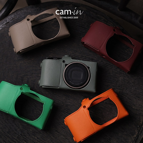 cam-in真皮相机包理光GR3HDF皮套