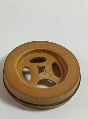 手工竹制工艺品底座隔垫摆件摆饰13号铜币直径49mm厚12mm