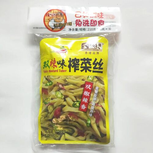 美味栈爽口榨菜丝70g*3小包