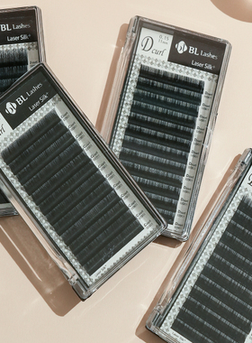 镭射单根圆毛嫁接仿真根部凹槽螺旋吸收胶水多更持久美睫店BLLASH