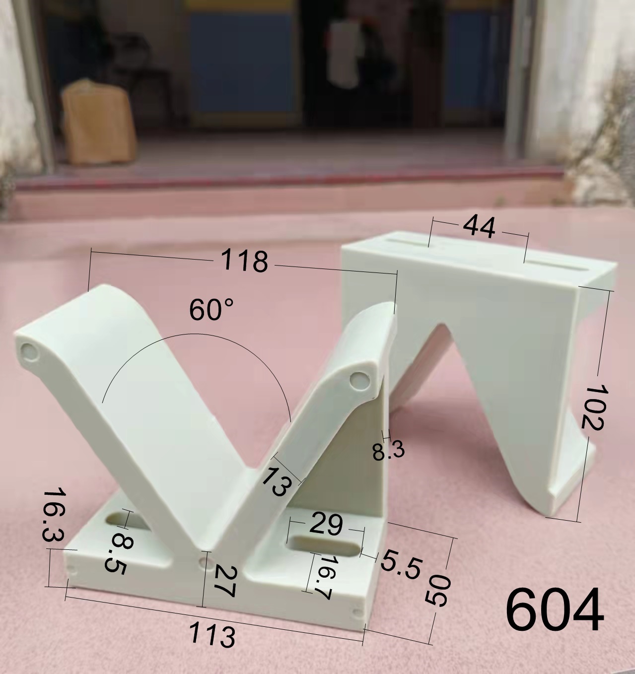 60度米黄色ppv马座电镀底部