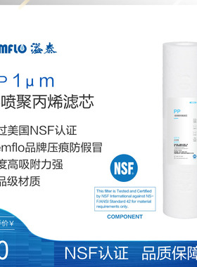 康富乐 溢泰 KEMFLO PP除污滤芯 PS01 一微米PP滤芯