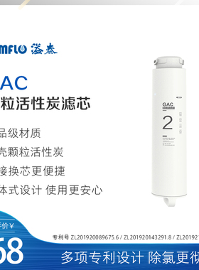 康富乐/溢泰/KEMFLO  活性炭滤芯 191-1319H 适用A600机型