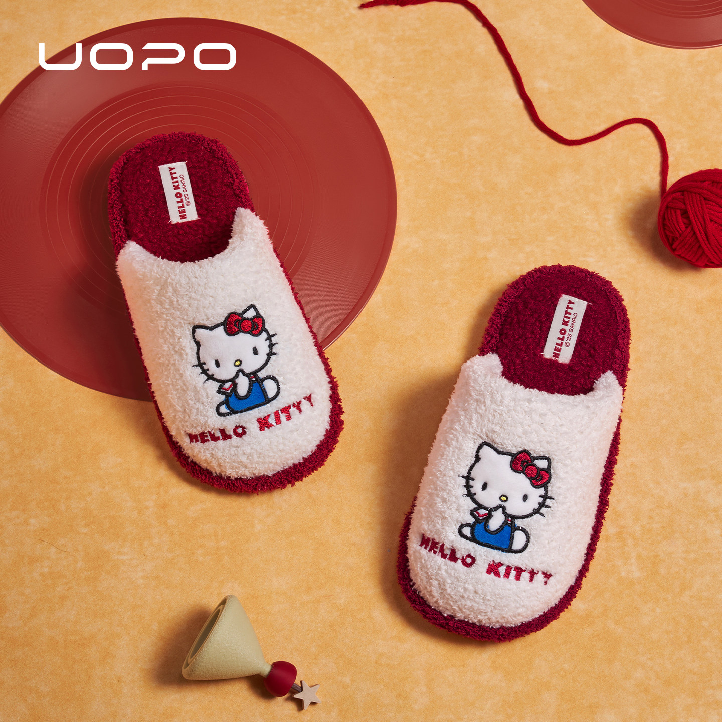 【HelloKitty正版授权】UOPO棉拖