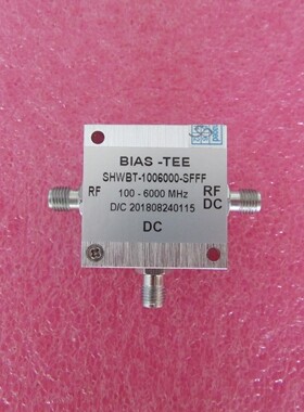 SHWBT-1006000-SFFF 100-6000MHz 3A  SMA 射频微波同轴T型偏置器