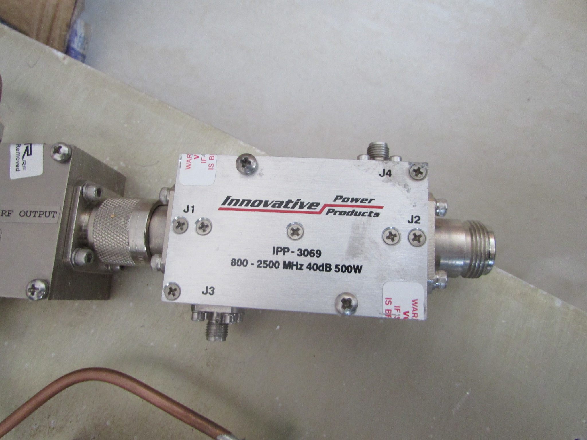 8-2.5ghz0240db 500w 射频 双向 高功率 定向耦合器
