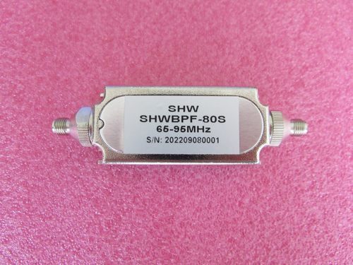 SHW轴带通滤波器65-95MHz