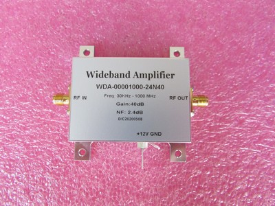 WDA-00001000-24N40 30KHz-1000MHz 40dB射频微波低噪声放大器