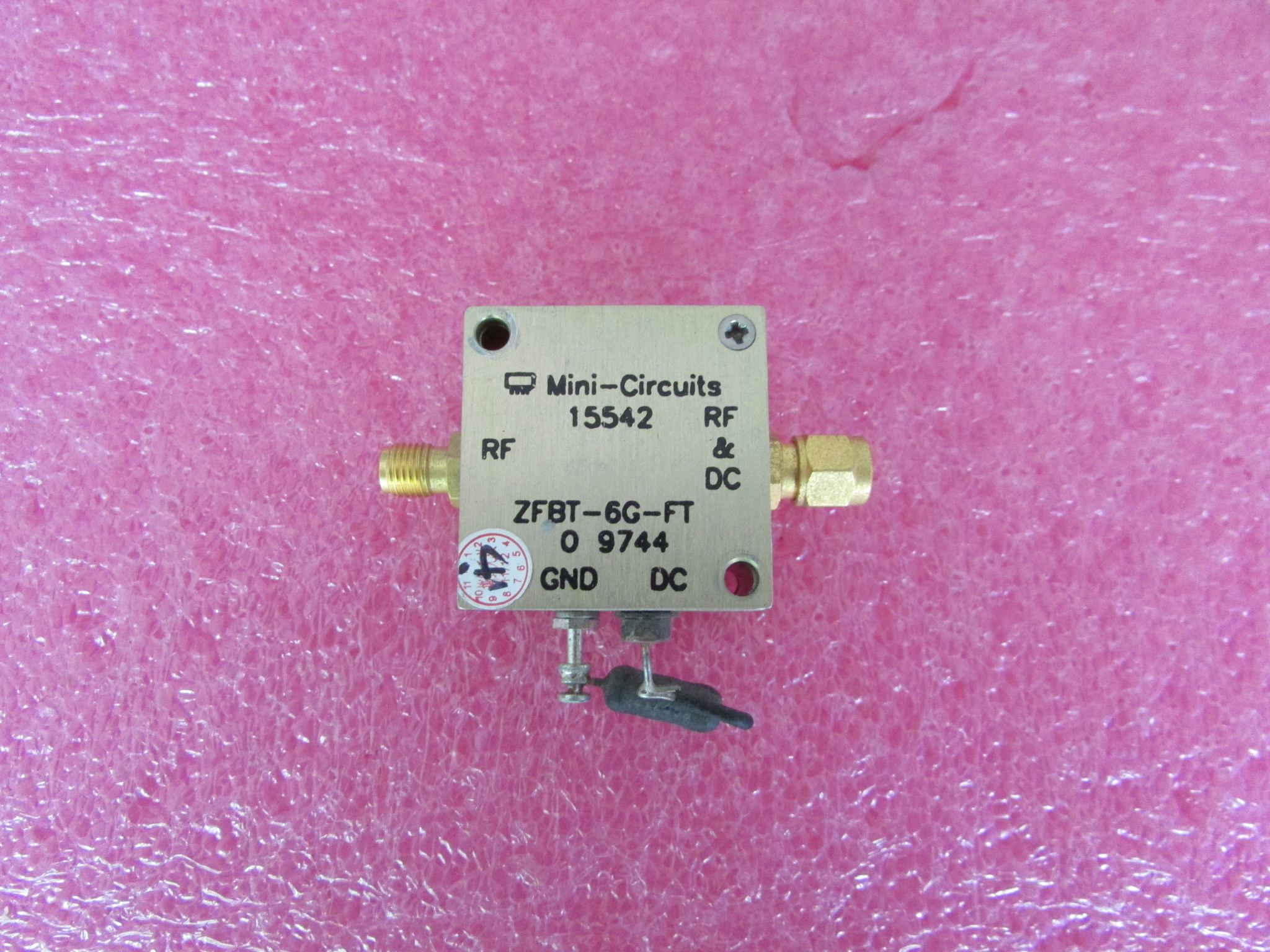 MINI进口 ZFBT-6G-FT 10-6000MHz 射频微波同轴T型偏置器  