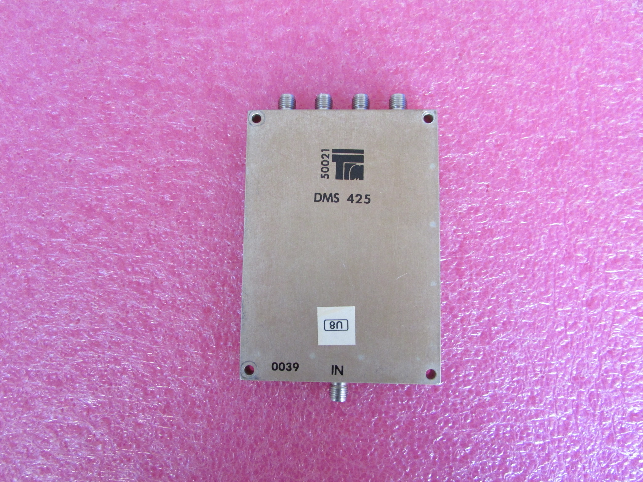 TRM进口DMS425  0.5-4GHz SMA 30W一分四射频同轴功率功分器