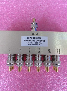 SHWPD12-001300S100KHz-300MHz1W一分12射频微波功率功分器