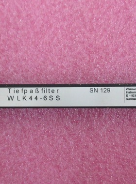 WI进口 WLK44-6SS DC-44MHz SMA母-SMA母 射频微波同轴低通滤波器
