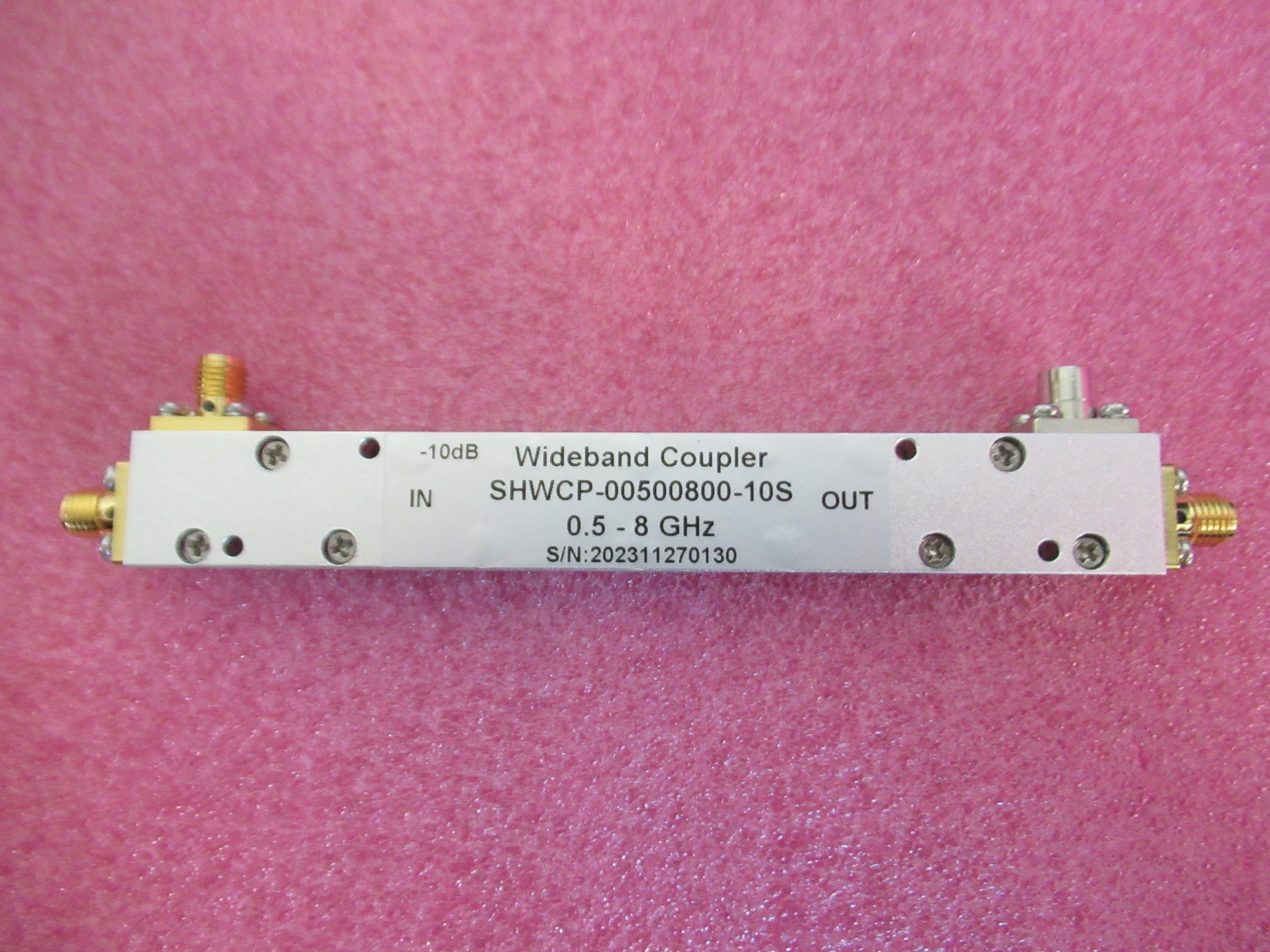 SHW0.5-8GHz10dB耦合器
