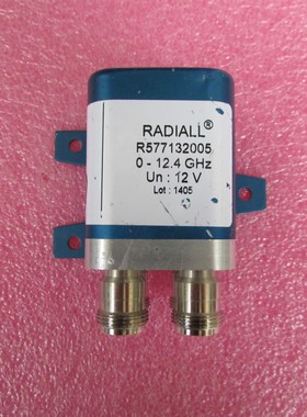 RADIALL进口R577132005 DBDP1200W DC-12.4GHzN头微波同轴开关