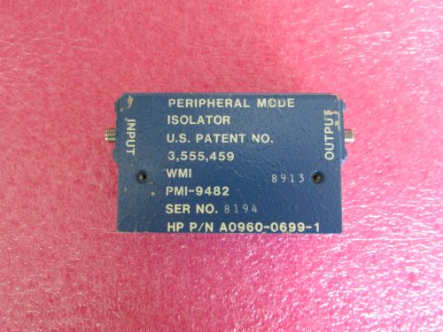 HP进口  A0960-0699-1 2-8GHz  SMA母  射频微波同轴隔离器