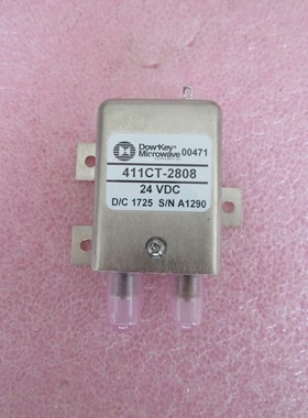 Dow-key 411CT-2808 DC-18GHz 24V 双刀双掷 SMA 射频 同轴开关