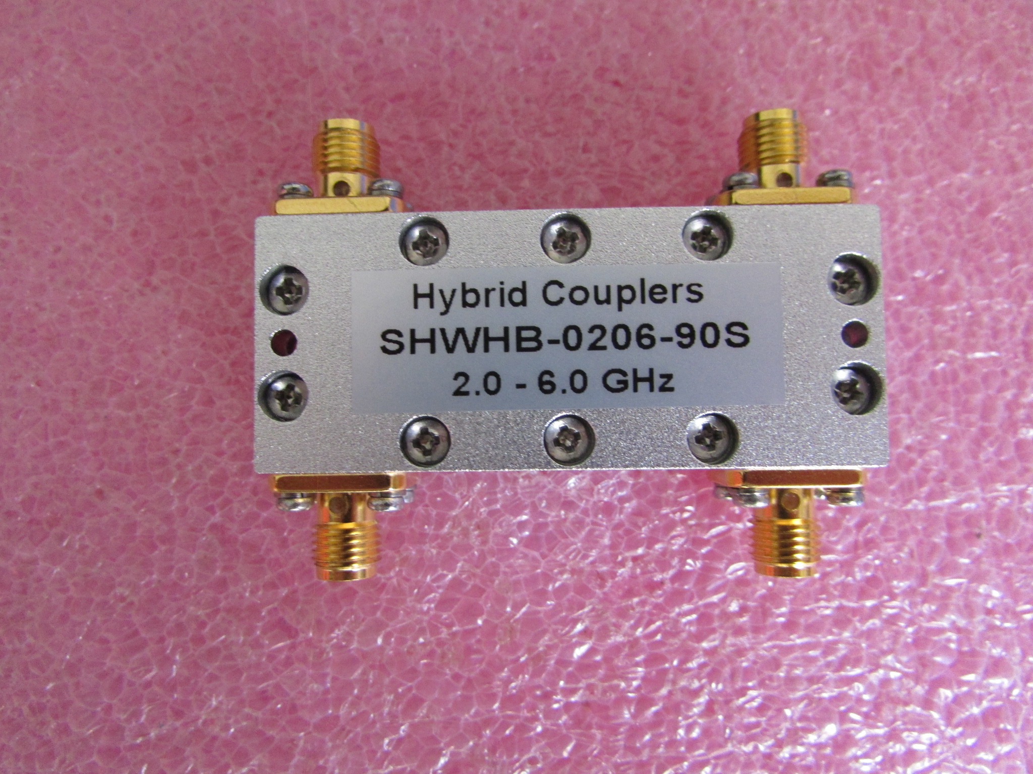 SHWHB-0206-90S 2-6GHz SMA RF3dB耦合器90度功分器90度电桥
