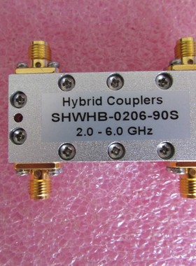 SHWHB-0206-90S 2-6GHz SMA RF3dB耦合器90度功分器90度电桥