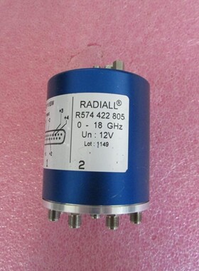 RADIALL R574422805 DC-18GHz SP8T 12V SMA 射频微波同轴开关