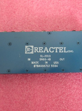 REACTEL进口 中心频率:1.1GHz 1.047-1.157GHz 射频带通滤波器