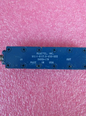 REACTEL91C11-6137.5-650-S225.78-6.48GHz 射频带通滤波器