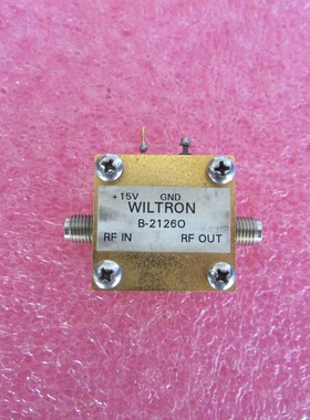 WILTRON进口B-2126O 1.6-8.3GHz 6dB SMA射频低噪声放大器