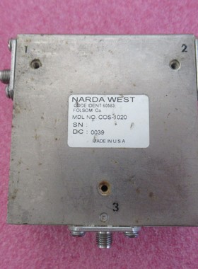 Narda进口 0.96-2GHz N母头 960-2000MHz 射频微波同轴环形器