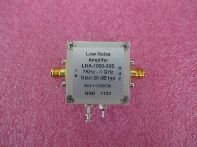 7KHz-1GHz系统放大器30dB10dBm