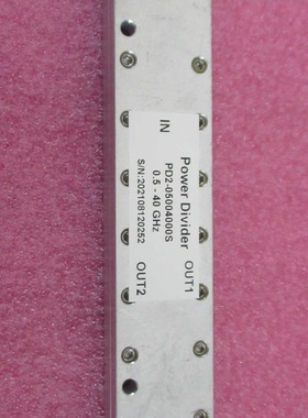 500MHz-40GHz 20W 一分二 2路 超宽带 射频功分器  高隔离