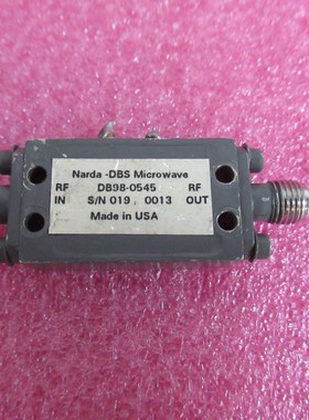 Narda进口 3.14-10GHz 18dB增益 12dBm功率 SMA 射频低噪声放大器