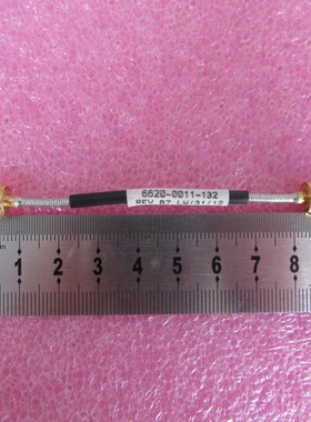进口6620-0011-132 SMA公 DC-18GHz 9cm射频微波半柔电缆跳线