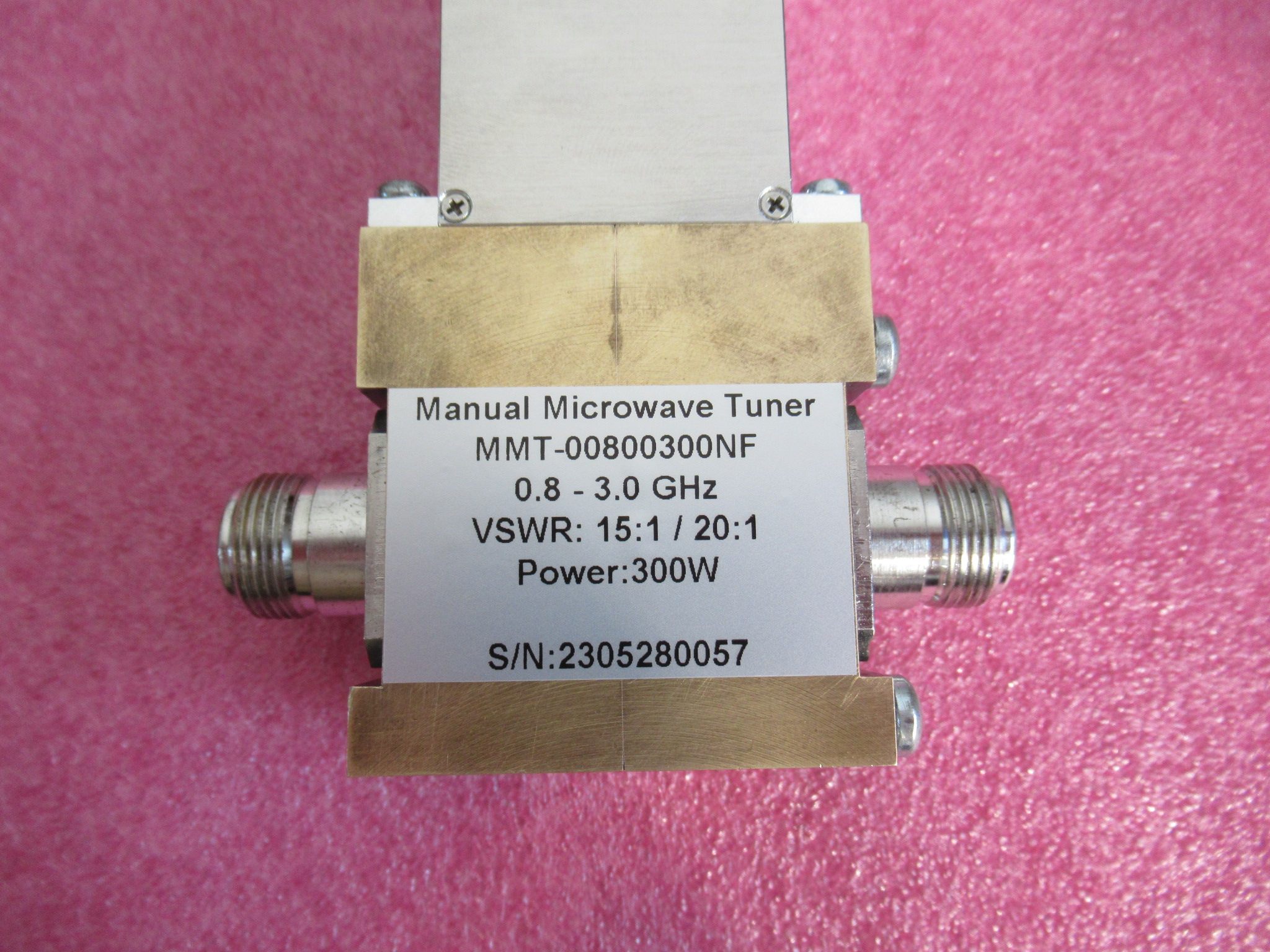 0.8-3GHz 300W N母 VSWR：15:1/20:1 射频 驻波Tuner调谐器