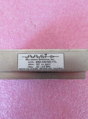 进口 MSD-3497602 10MHz-3GHz 32dB 1W SMA 射频微波功率放大器