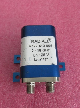 RADIALL进口 R577413005 DC-18GHz 28V DBDP SMA 射频同轴开关