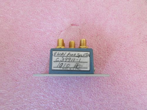 MAC  C39911-1 SMA 0.002 - 300 MHz 射频微波 一分四 功率功分器