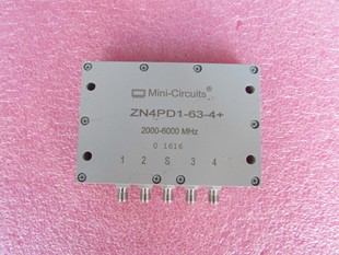 MINI SMA母射频一分四功率功分器  ZN4PD1 2000 6000MHz