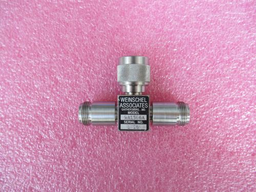 Weinschel进口WA1506A DC-18GHz N头射频微波一分二功分器