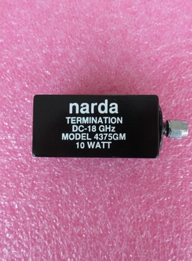 NARDA进口4375GM DC-18GHz 10W SMA公射频同轴RF50欧姆负载