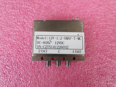12V-1:2-SMAF-T-MC DC-6GHz12VSPDT 射频微波同轴开关