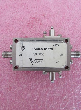 VMLA-S1579 100KHz-7GHz SMA 50dB 15V 射频低噪声放大器