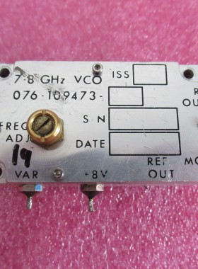 进口 076-109473 7-8GHz SMA母头 射频微波VCO振荡器
