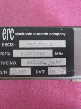 ERC进口 750-ERS-2 5.000000MHz SMA接头 24V 射频微波振荡器