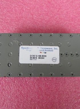 Spectrum进口C1747.5-100-8ESS1.7-1.79GHz射频同轴带通滤波器