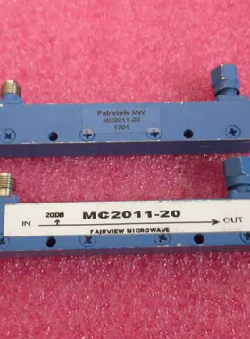 Fairview 进口 MC2011-20 0.5-1GHz 20dB 50W SMA 射频定向耦合器