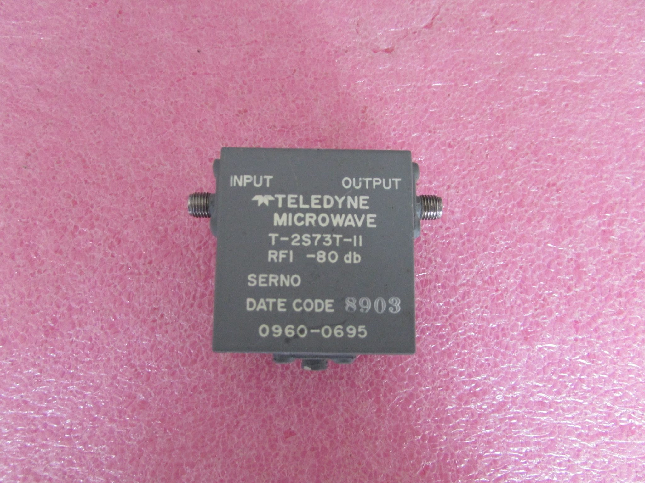 1-4.6ghz02sma母 射频微波同轴宽带隔离器